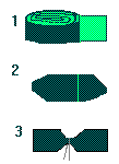 puffy bow diagram
