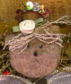 Closeup of bear head