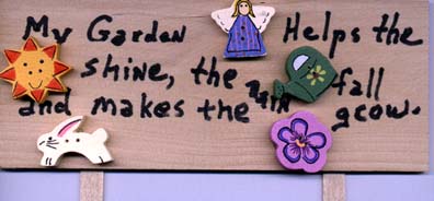 Garden Angel Plant Sign