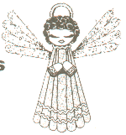 Craft Stick Angel by Forster Inc.