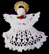Picture of the Crochet Angel by Nazanin Fard.